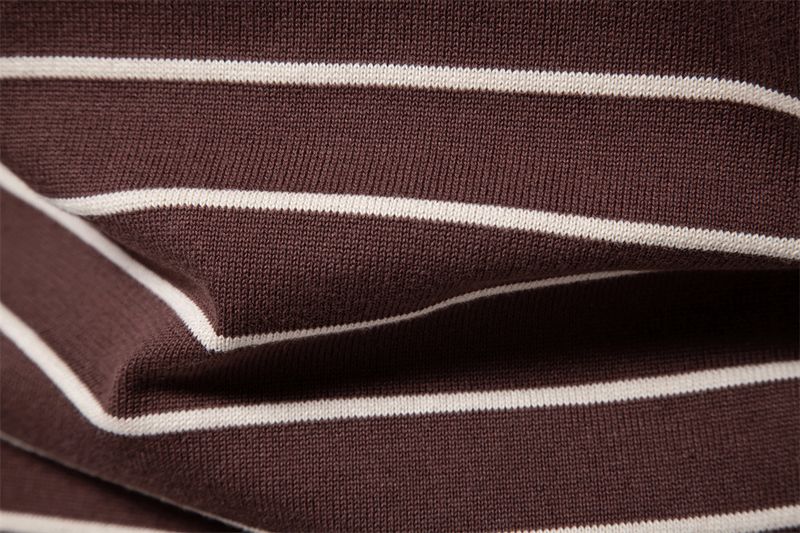 Men's Clothing New Striped Color Matching Long Sleeved Men's Knitted Sweater Fashionable Round Neck Men's Casual Sweater_voghion.com