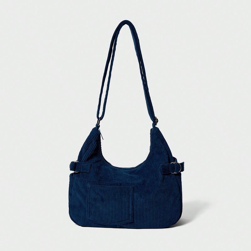 Zaino a tracolla in tweed di grande capacità, nuova borsa tote in tela casual alla moda primavera/estate 2025, borsa a tracolla versatile per tutti i giorni_voghion.com