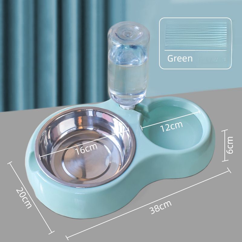 Automatic Feeder Water Dispenser 2-in-1 Dog Bowl Non-Slip Circulating Flow Cat Pet Supplies_voghion.com
