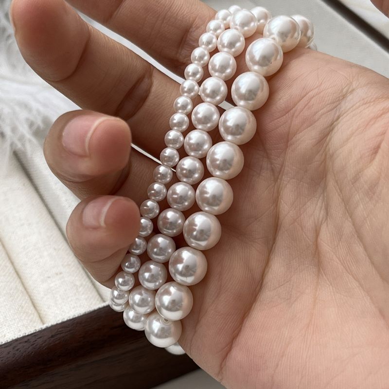 Forever Blogger säi selwechte Stil Shi Jia Pearl S Pure Sëlwer Liicht Luxus Nische Exquisite DIY Perlenarmband_voghion.com
