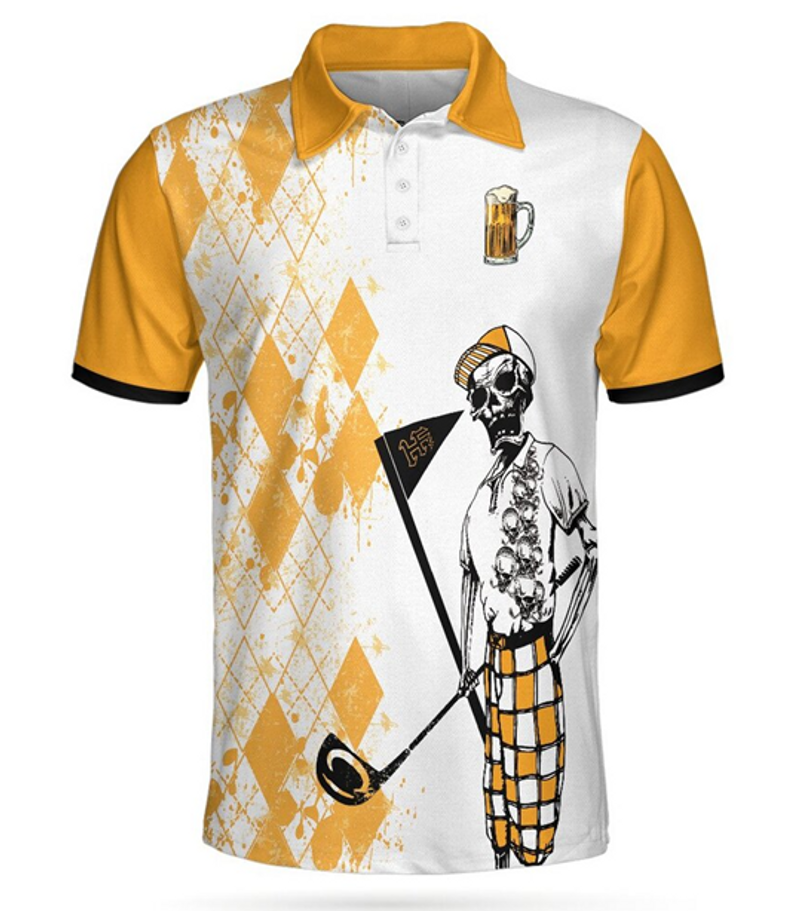 Neues Sommer-Poloshirt mit hochwertigem High Street-Print und lässigem Kurzarm-Reversreißverschluss für Herren_voghion.com