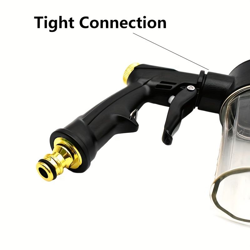 One Heavy-duty High-pressure Water Gun With Adjustable Nozzle And Non-slip Grip - Suitable For Car Washing, Gardening, Lawn Care, Pressure Washing_voghion.com