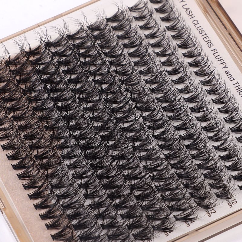 False Eyelashes Single Cluster Segmented Hot Sale D Curly Natural Thick False Eyelashes Convenient Small Natural Soft Eyelashes_voghion.com