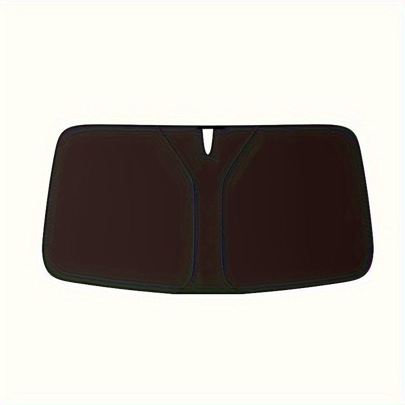 Thickened Titanium Silver Front And Rear Windshield Heat Insulation Sunshade Curtain Summer Sun Blocker_voghion.com