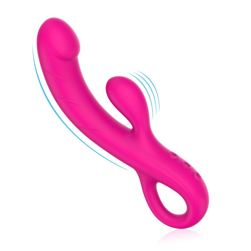 Yan Ai Liquid Full Coated Superzachte Rabbit Vibrator Vrouwelijke Dubbele Schok Masturbator Benodigdheden Seksspeeltjes_voghion.com