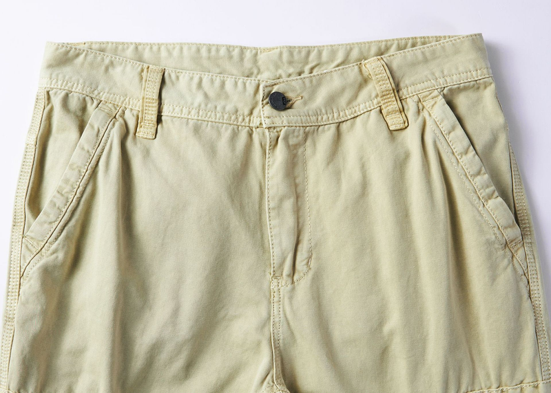 Pantalon cargo en coton à poches pour hommes, pantalon décontracté ample grande taille_voghion.com
