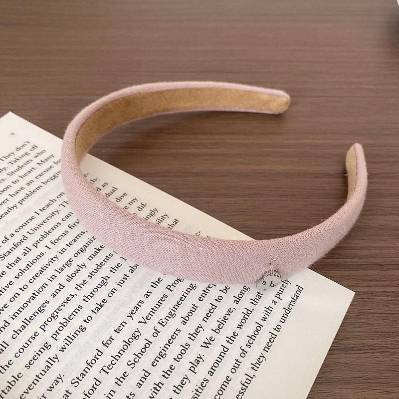 Neues, hochwertiges, gestricktes Haarband im französischen Stil mit Herzanhänger, dünnes Haarband für Frauen, Internet-Promi-Haar-Accessoire zum Waschen des Gesichts_voghion.com