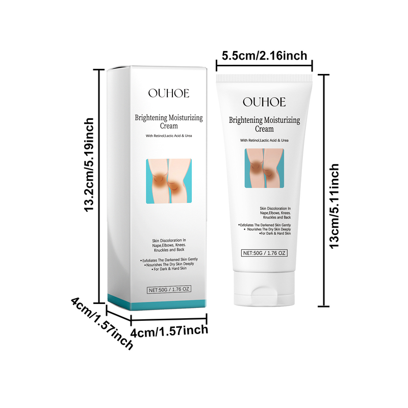 Cremă reparatoare OUHOE Black Thorny Skin pentru piele ternă, piele închisă la culoare la articulația genunchiului subrațului, hidratantă, curățătoare, reparatoare_voghion.com