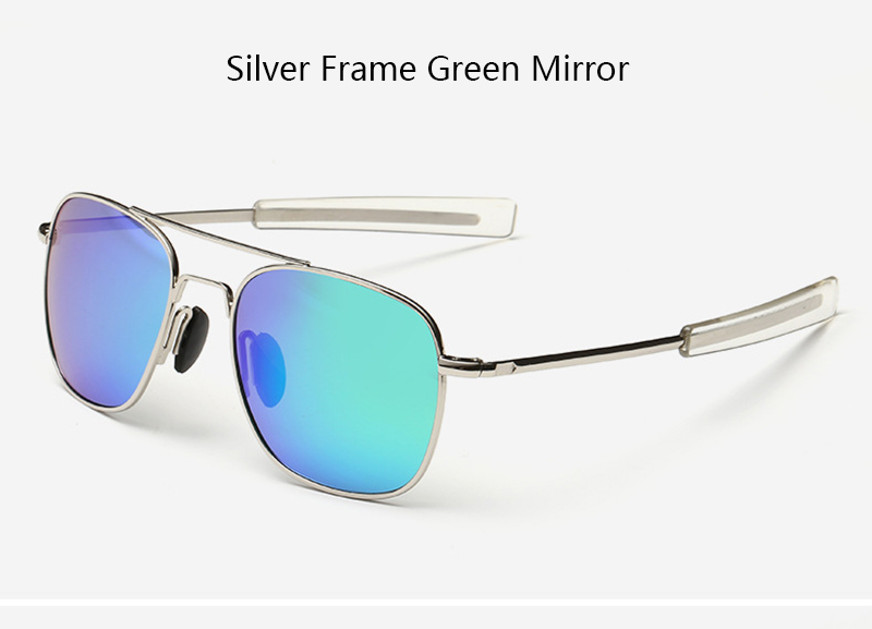 Mode Schwarz Amerikanische Armee MILITÄR Polarisierte Pilot Sonnenbrille Herren Marke Amerikanische Optische Polarisierte Sonnenbrille Oculos_voghion.com