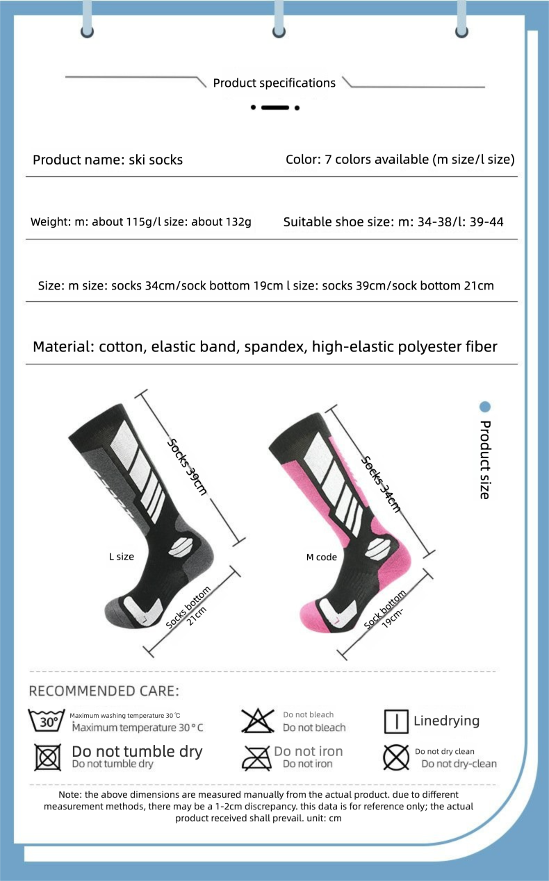 Professional Ski Unisex Thickened Heattech Long Thigh High Plaid Breathable Sweat Absorbing Single And Double Board_voghion.com