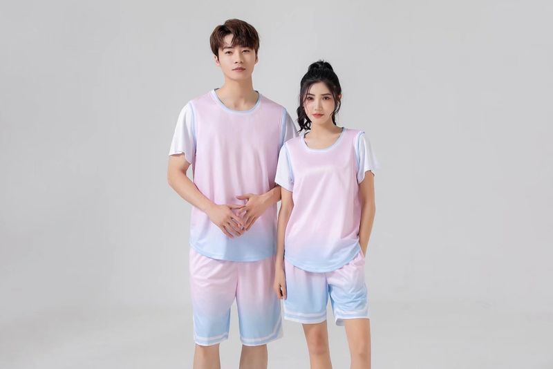 Taobao Short sleeved Basketball Suit Set for College Students Competition Jersey Men's and Women's Printed Team Uniform_voghion.com