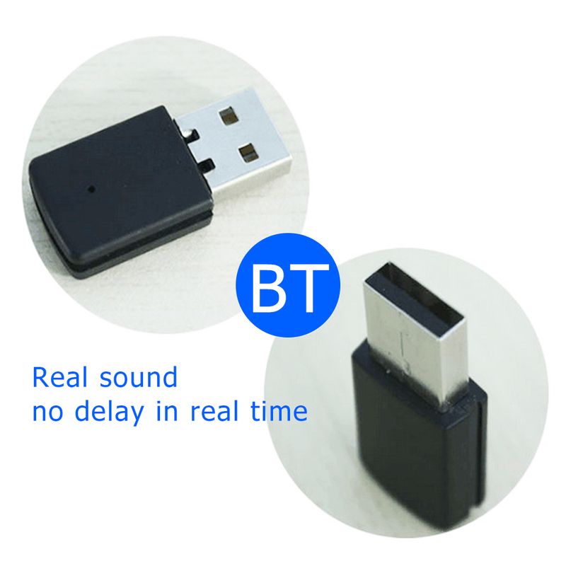 Adaptateur audio sans fil USB compatible Bluetooth 4.0, dongles, récepteur et émetteur pour écouteurs, pour manettes PS4 et PS5_voghion.com