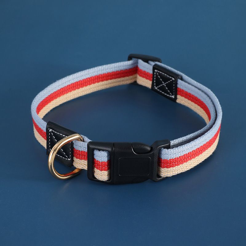 Collare per cani con fibbia in tela di alta qualità e copricollo_voghion.com