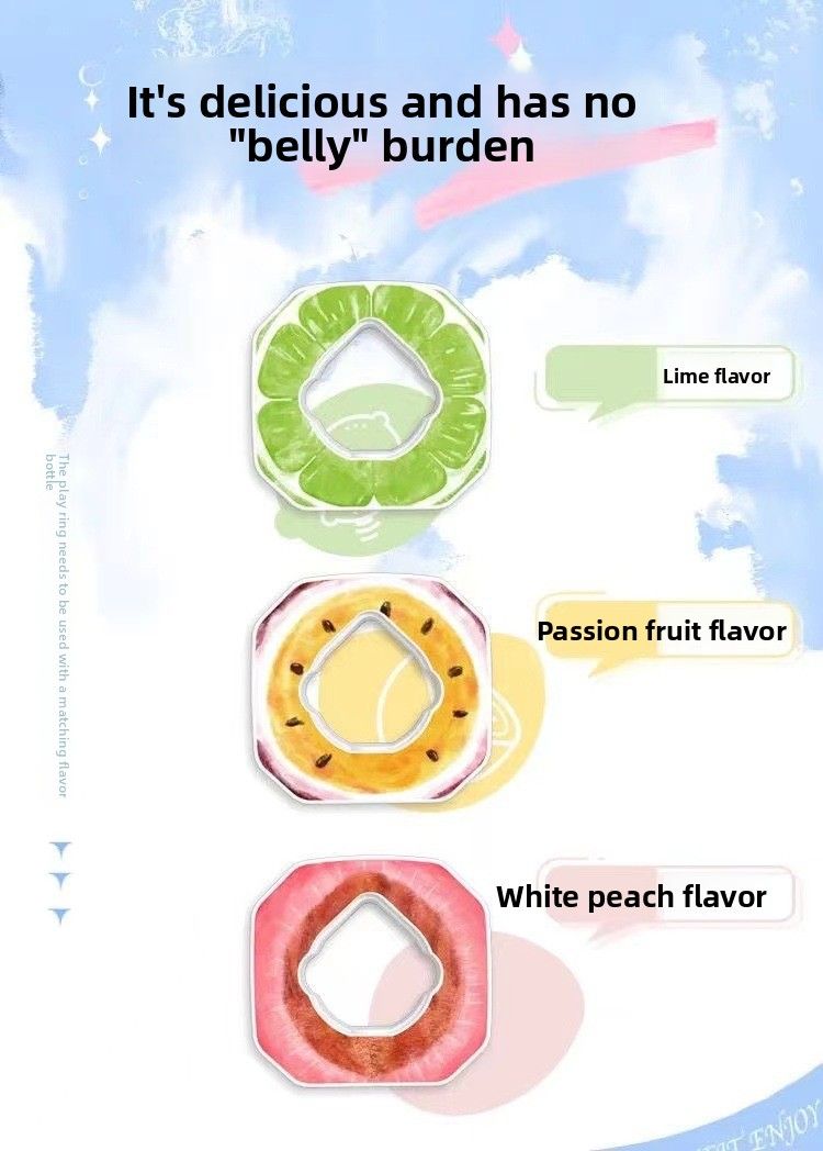 Square Water Cup Sugar 0 Calories Scent Ring Scented Pods Playful Drinking Artifact_voghion.com