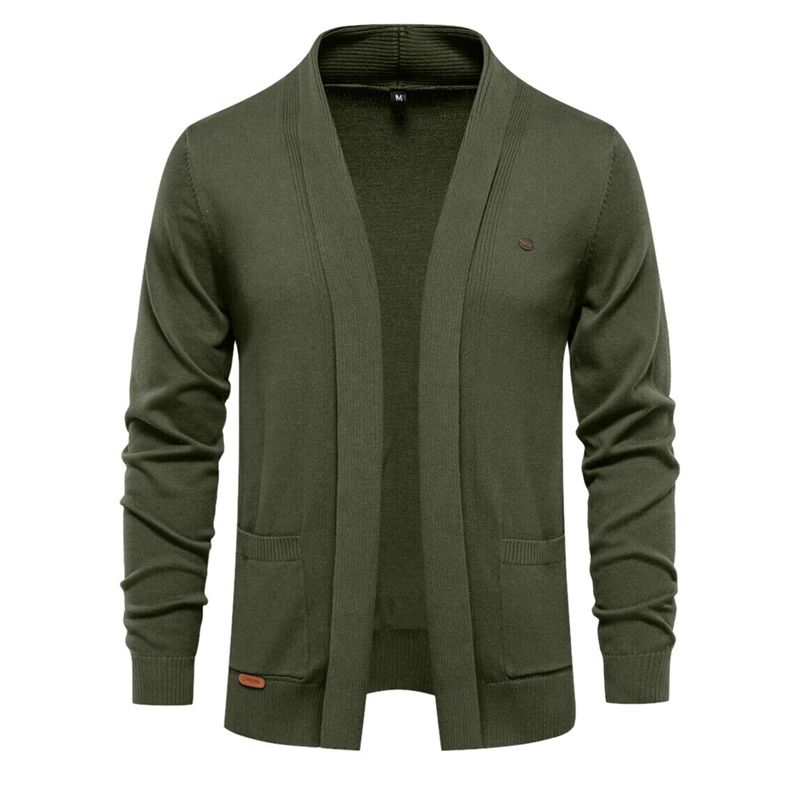 Men's Clothing Autumn and winter New size cardigan high quality business sweater men's top_voghion.com