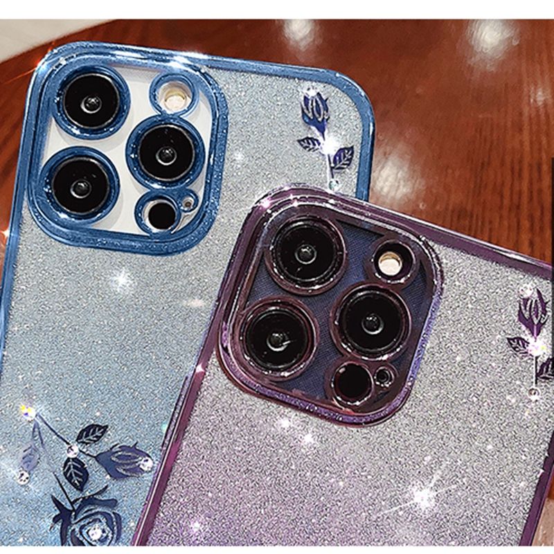 Glitter Telefoon Cover voor Funda Samsung Galaxy A55 A35 A25 A15 A54 A34 A24 A14 M55 M54 M14 M15 M34 Case Strass Siery_voghion.com