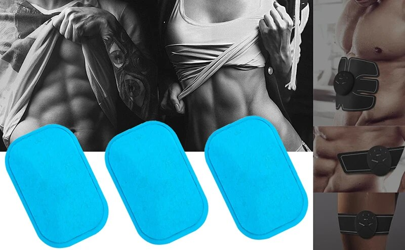 High Quality Replacement ABS Gel Pads For EMS Muscle Stimulator Exerciser Trainer Abdominal Replacement Gel Pa 2023_voghion.com