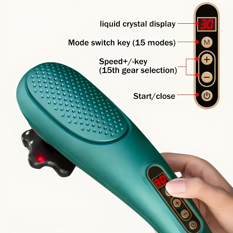 Dieser tragbare Stick mit 6 ergonomischen Design eignet sich für die Massage des gesamten Rückens, des Nackens und der Beinmuskulatur. Es ist ein ideales Geschenk für Männer_voghion.com