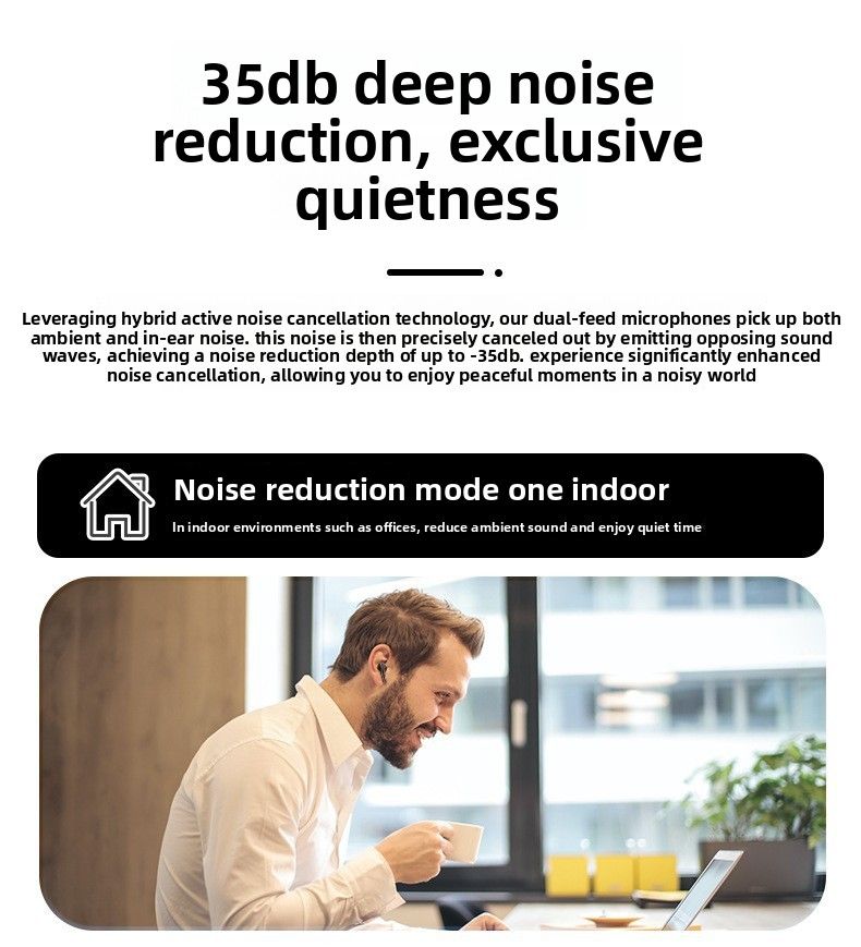 Cross-Border A9Pro Kabellose Bluetooth-Ohrhörer mit vollfarbigem Touchscreen, verlustfreier Audioqualität und multifunktionalem Smart-Screen_voghion.com