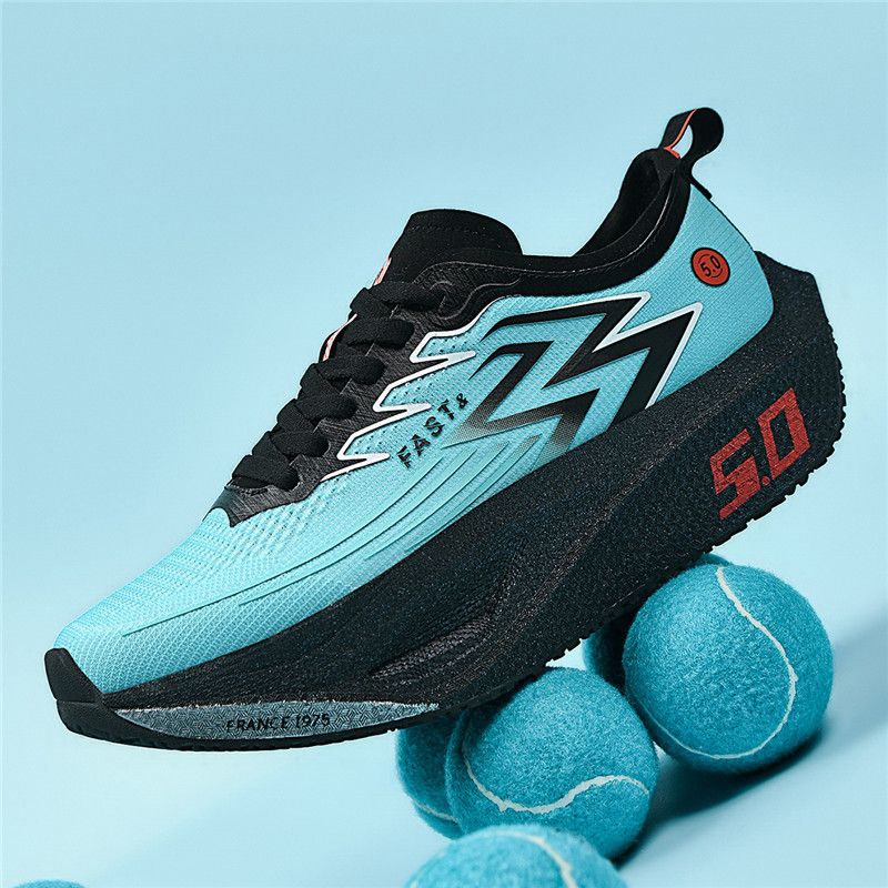 Men's Sports Shoes Cushioning Non-Slip Flat Wear Resistant Sneakers Mesh Breathable Platform Soft Running Shoes For Man_voghion.com