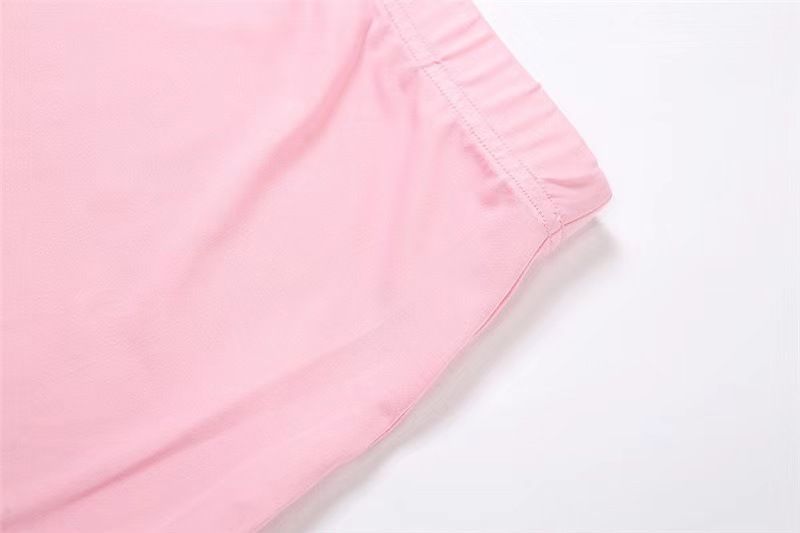 Roupas femininas estilo ins moda suspensórios com umbigo exposto e saia envoltória de quadril terno para mulheres_voghion.com