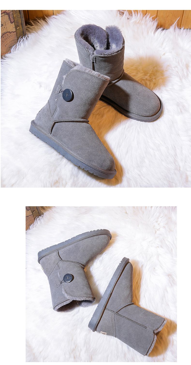 Chinelos Tas Ta Zz Semente de Mostarda Castanha Areia Slides Pele de Carneiro Clássico Ultra Mini Plataforma Botas de Inverno Feminino Sapatos Slip-on Camurça Cabedal Lã Top de Outono_voghion.com