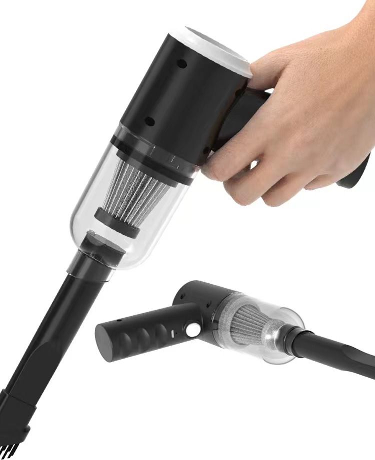 Handheld Vacuum Cleaner Car-mounted Household Portable Wireless Charging High-power Vacuum Gun Suction And Blowing Dual-purpose Hair Suction_voghion.com