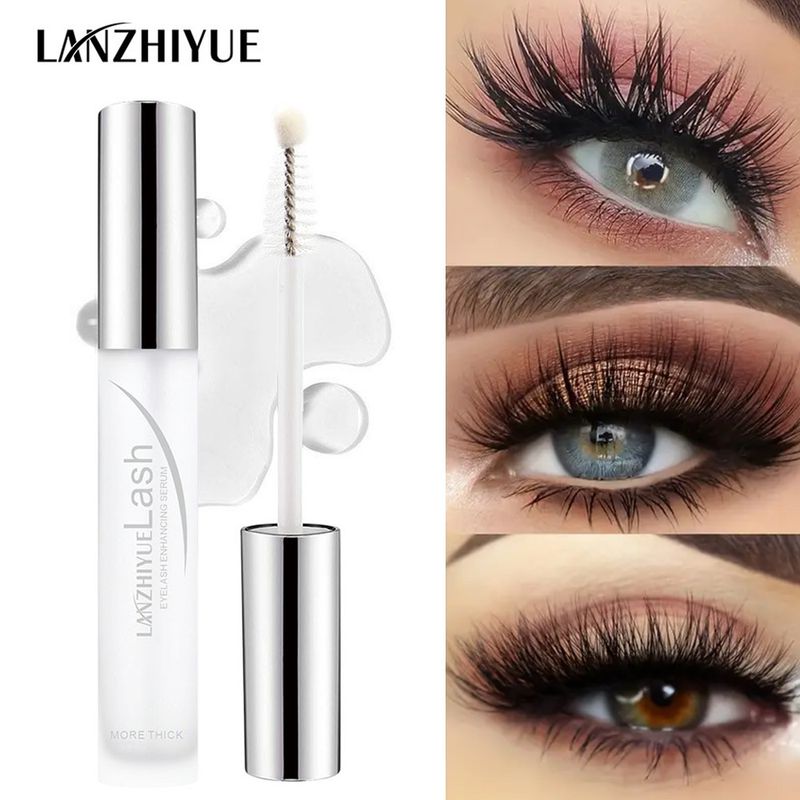 Mascara LANZHIYUE Eyelash Lengthening Liquid Spot Eyelashes Natural Thick Eyelash Liquid Makeup_voghion.com