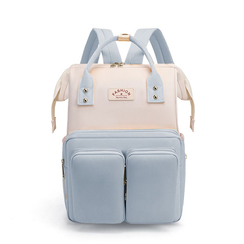 Multifunktionale Doppelschultertasche für Mutter und Kind – ideal für Babyausflüge – Großes Fassungsvermögen – Schlichtes, modisches Design_voghion.com