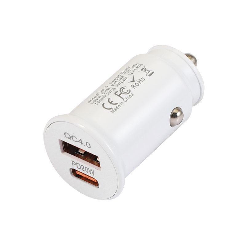 Music Festival  PD20W USD+PD mobile phone car charger Type-c suitable for ultra fast charging of Samsung phones_voghion.com