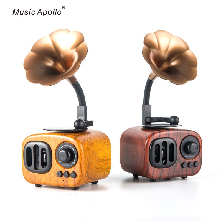 B7 Retro Mini Indoor Home Portable Bluetooth Speaker Wireless Radio_voghion.com