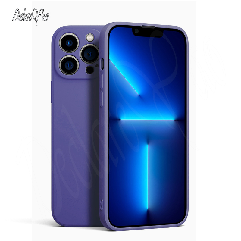 13 Pro Case DECLARAYAO Ultra Slim Silicone Coque Para Apple iPhone 14 12 11 Pro 14 Max X Xs XR SE 3 7 8 6 6S Plus Cover C_voghion.com