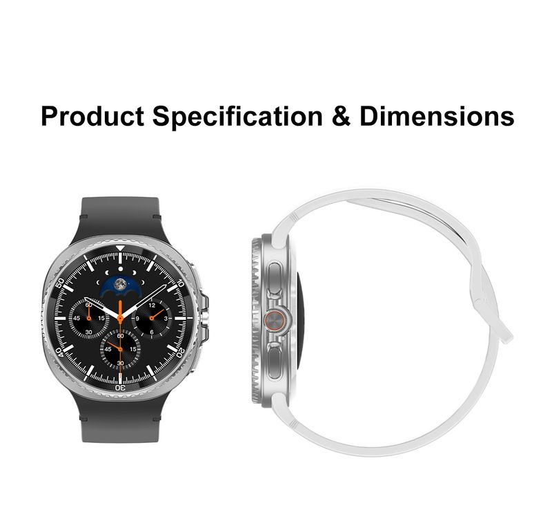 2025 Watch 8 Ultra Classic Original SmartWatch Men AMOLED Display GPS Navigation NFC 3ATM Waterproof Swim Sport Track Smartwatch_voghion.com