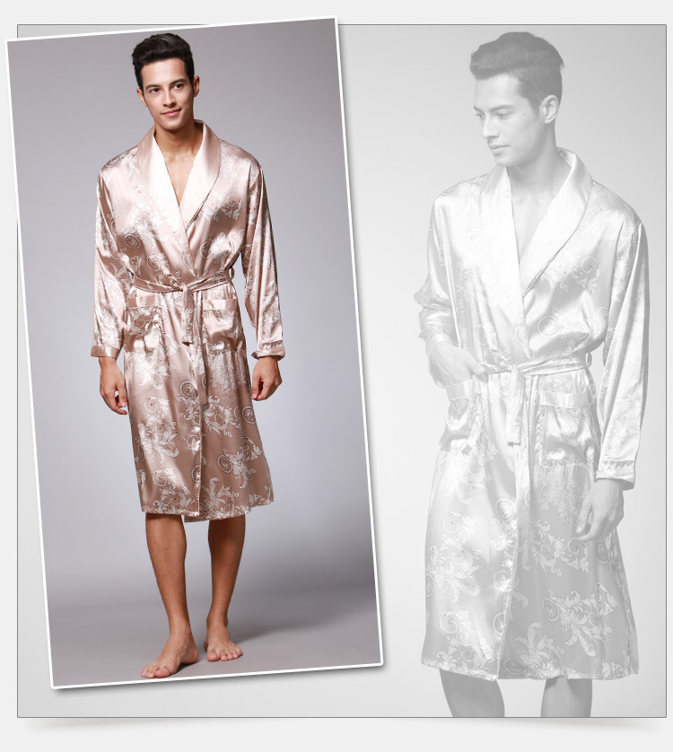 2023 Fashion New Men's Long Sleeved Pajamas, Bathrobes, Home Furnishings_voghion.com