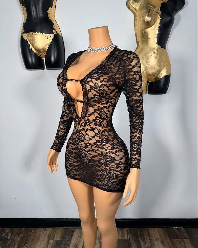 Y2025503 Pure Desire Spicy Girl Renda Corpo Atraente Metal Sexy Moda Saia Curta Com Estilo Envolvente de Quadril Emagrecedor_voghion.com