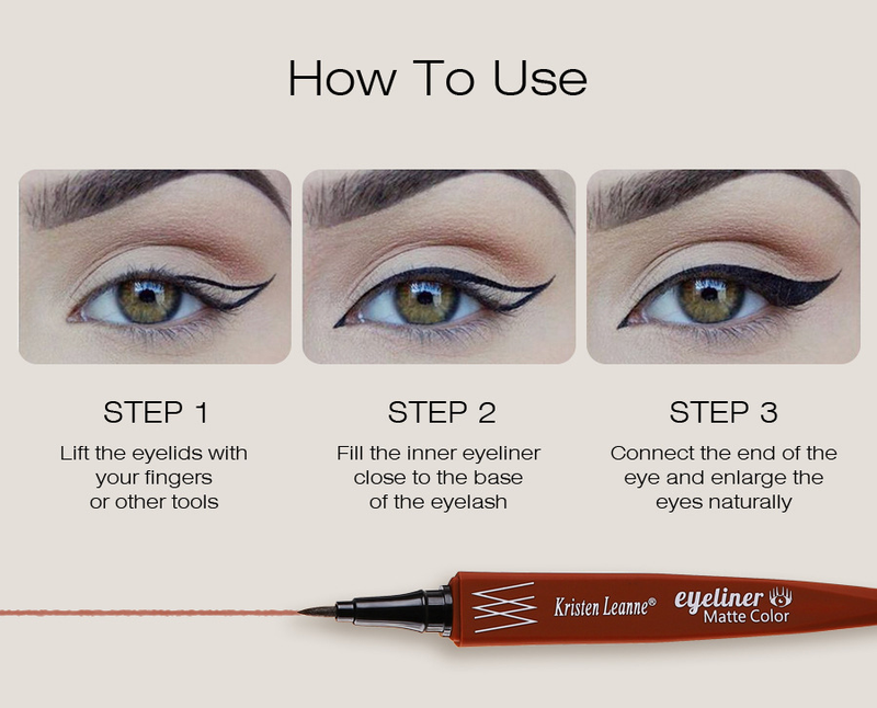 Eyeliner mat imperméable professionnel 8 couleurs, cosmétiques de beauté professionnels longue durée pour fête et Performance_voghion.com