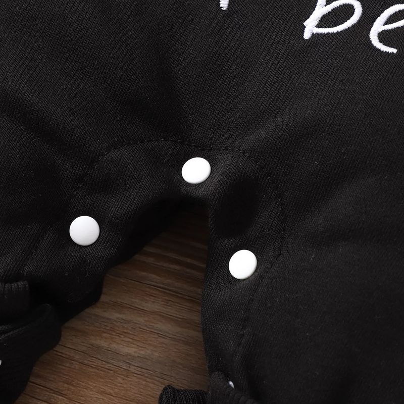 Mother & Kids INS newborn baby boy spring and autumn plaid patch bear long-sleeved openable one-piece rompers_voghion.com