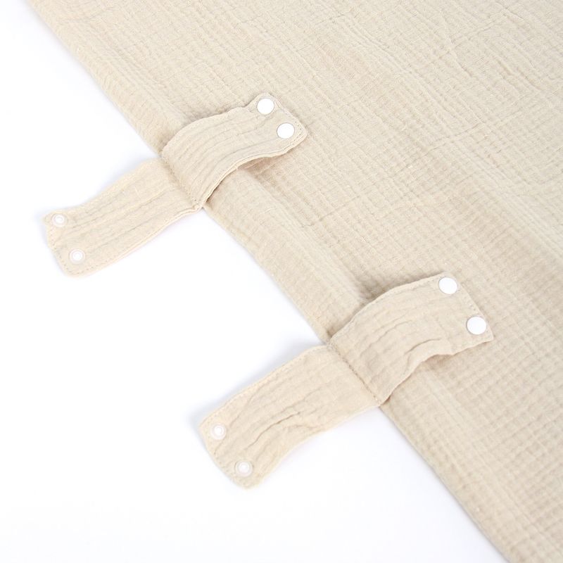 Asiento de seguridad para bebé, funda de algodón transpirable para cesta de bebé, funda de gasa para cochecito, funda ligera y transpirable para parasol, funda de asiento de seguridad_voghion.com