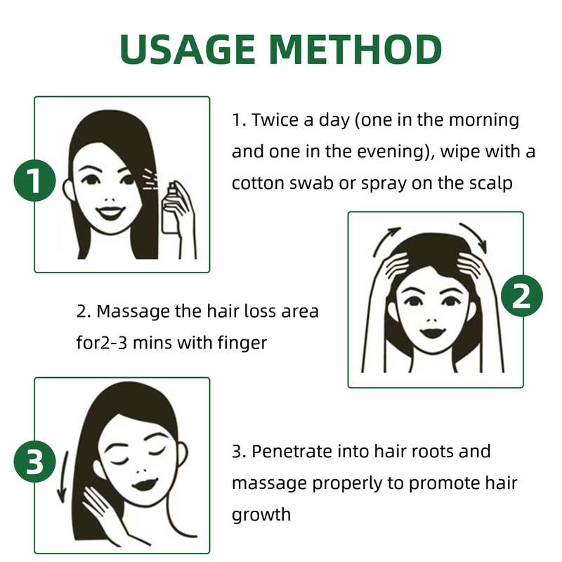 Ginseng OUHOE Lotion essence Moisturizes Hair, Prevents Loss, Fixes Hair and spray_voghion.com