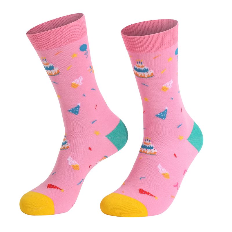 Calzini regalo di compleanno taglie forti Calzini tubolari spessi in cotone pettinato autunno inverno Calzini natalizi_voghion.com