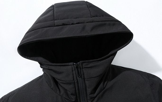 Herrenbekleidung Neue grenzüberschreitende Winter-Daunenjacke für Herren, verdickt, koreanische Version, langes Streifenlogo, lässig, große Arbeitskleidung, Jugendjacke_voghion.com