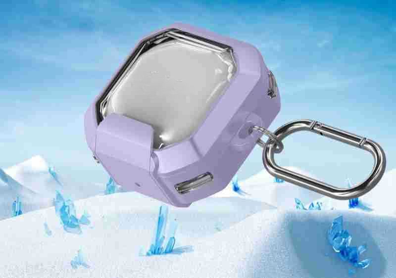 Transparent Protective Case for Samsung Galaxy Buds Live/Buds 2/Buds Pro/Buds 2 Pro/Buds FE Earphone with Bracket_voghion.com