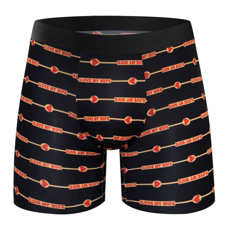 Bulk Pack Men's Printed Boxer Briefs, Long Leg Anti-Chafing Design With Breathable Fabric_voghion.com