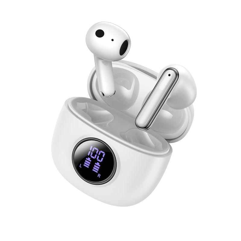 New Y20 Dual Mark ENC Noise Cancelling Bluetooth Earbuds Private Model Semi-In-Ear With LED Battery Display TWS Durability Upgrade_voghion.com