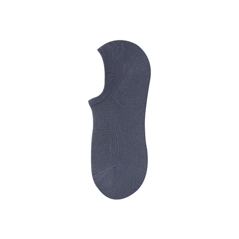 2025e Xinjiang Solid Color Short Casual Cotton Boat Deodorant Sweat-Absorbing Spring Summer Invisible Men's Socks_voghion.com