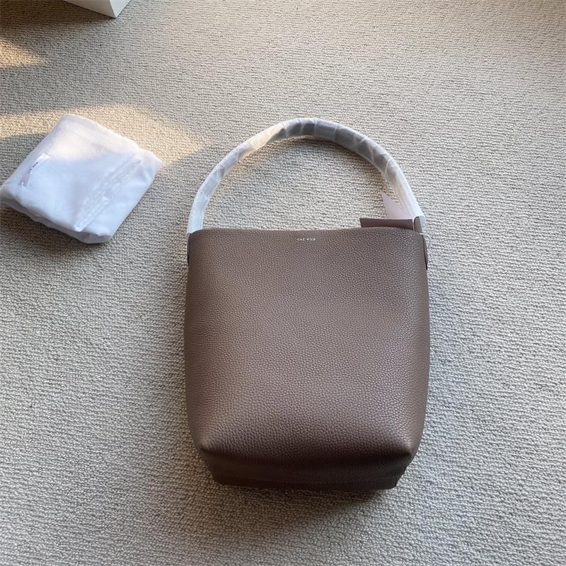 Borsa a tracolla alla moda da pendolare, grande capacità, in vera pelle con texture litchi, per donna_voghion.com