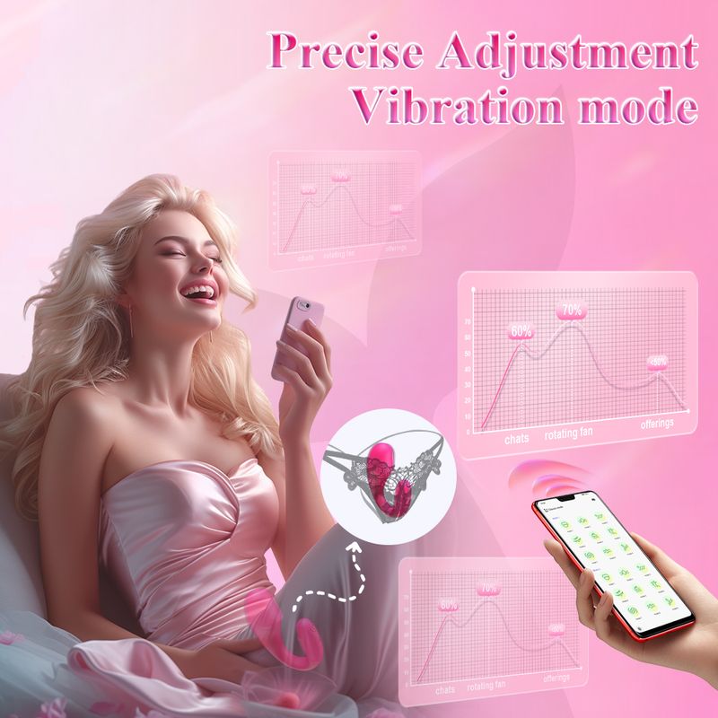 Vibratore a forma di U per coppie, giocattoli sessuali per donne, app Bluetooth, stimolazione del clitoride, massaggio del punto G, vagine per donne e_voghion.com