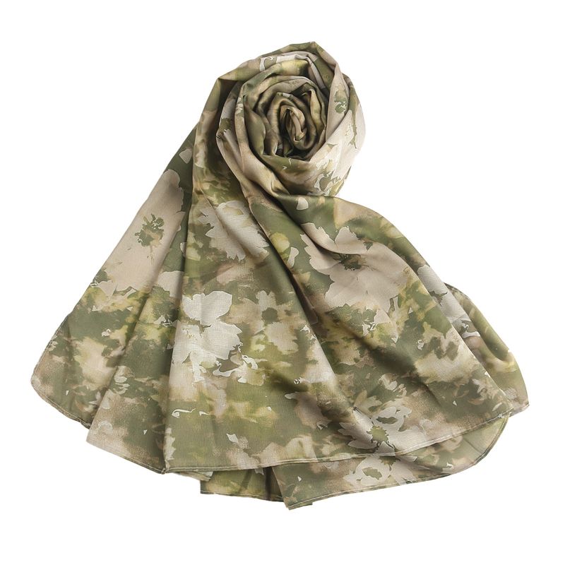 Muslim headscarf Silk Printed Scarf National Shawl Senior Printed National Scarf Shawl Headscarf 180*85cm_voghion.com