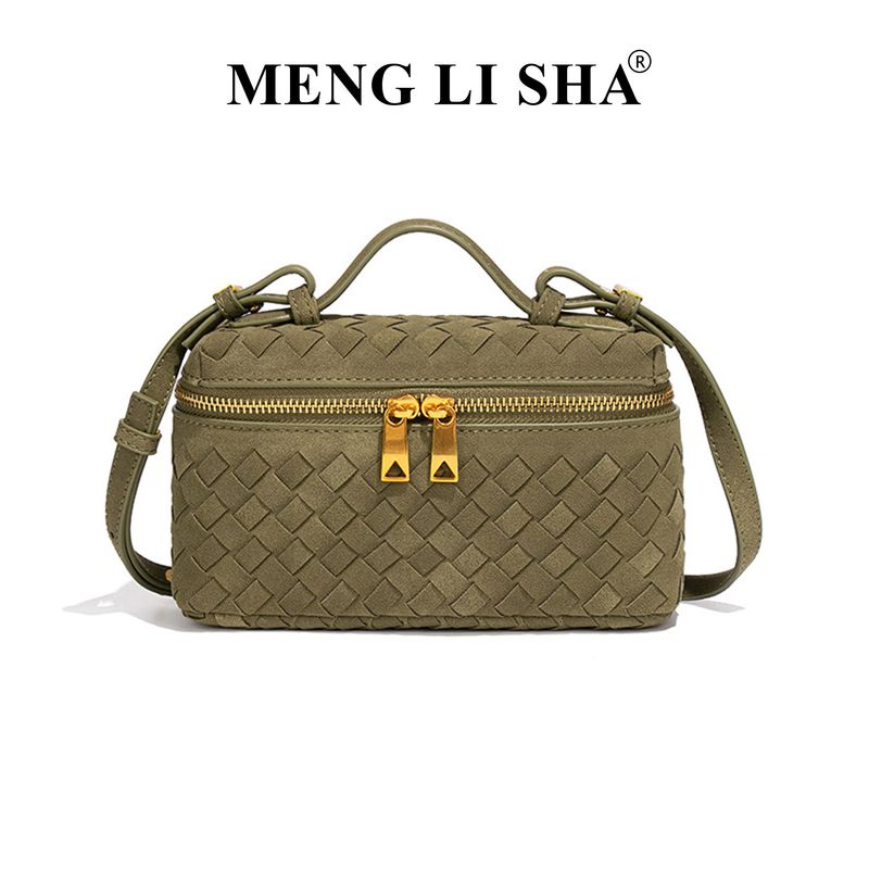Herbst Winter Neue Matte Handgewebte Mittagessen Trendy Fashion Single Shoulder Crossbody Handheld Box Bag_voghion.com