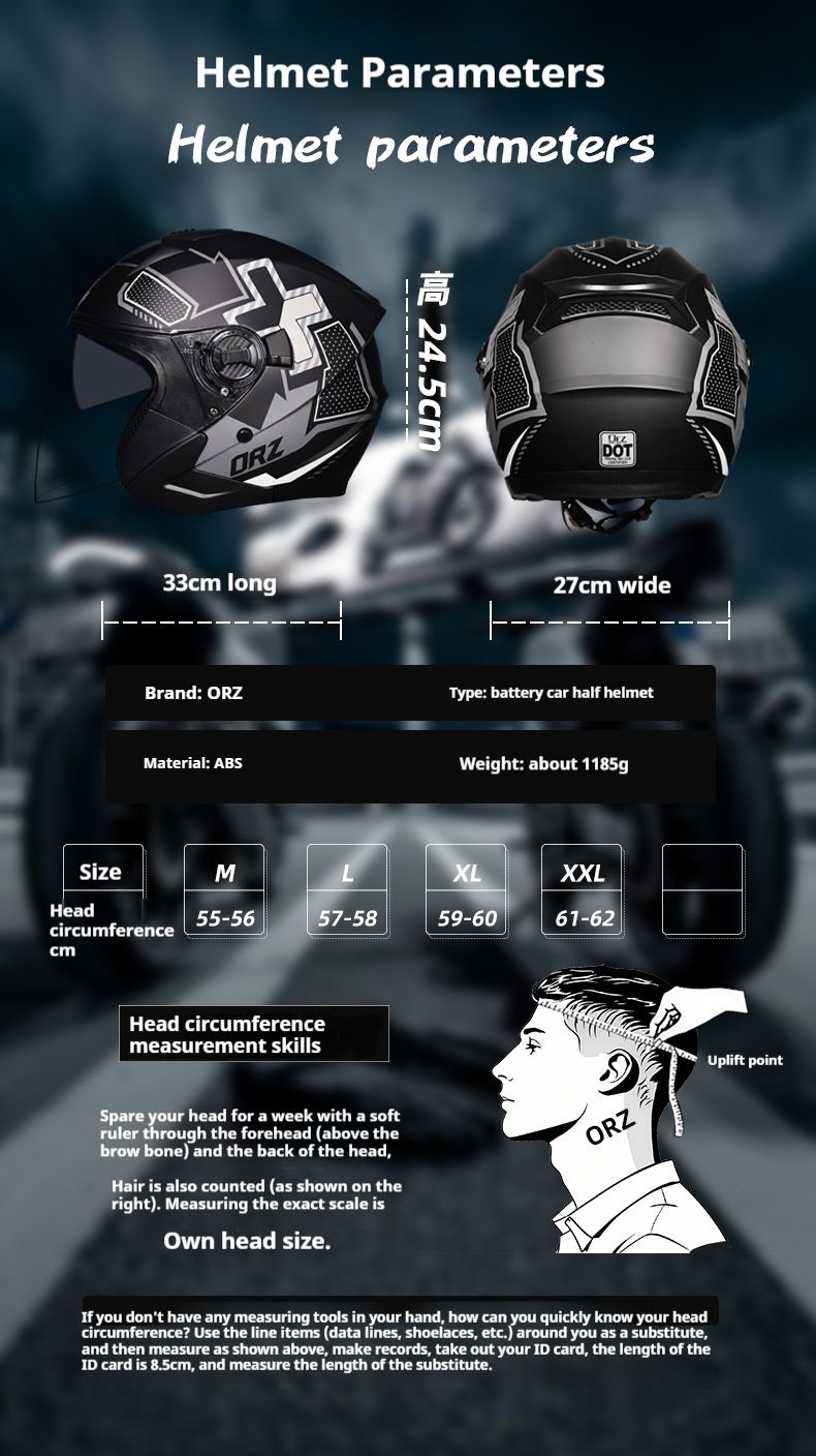 Neuer Helm mit Doppelspiegel für Männer und Frauen, geeignet für alle Jahreszeiten, Winterreiten, Elektrofahrrad, Halbhelm_voghion.com